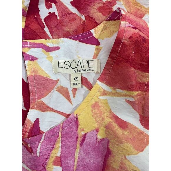 Escape by Habitat Guava Sleeveless Shift Dress Vacation Resort Size XS NEW! - Picture 8 of 10